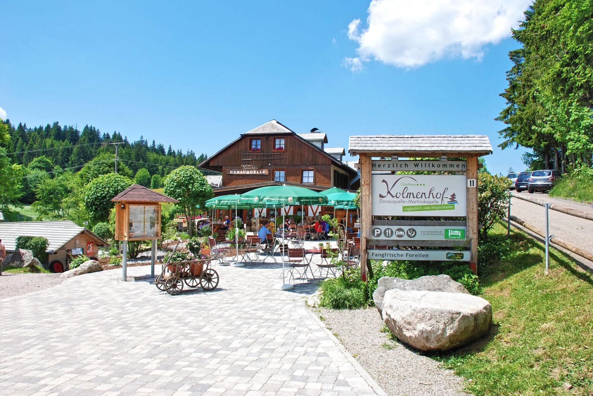 Hoehengasthaus Kolmenhof An Der Donauquelle Furtwangen Eksteriør billede